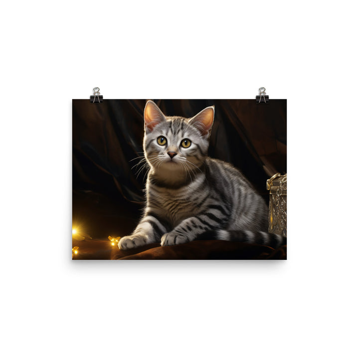 American Shorthair Photo paper poster - PosterfyAI.com