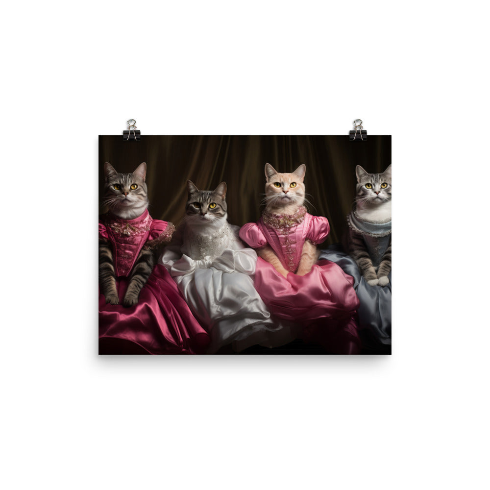 American Shorthair Photo paper poster - PosterfyAI.com