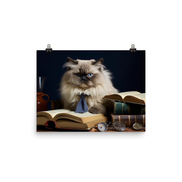 Himalayan Student Photo paper poster - PosterfyAI.com