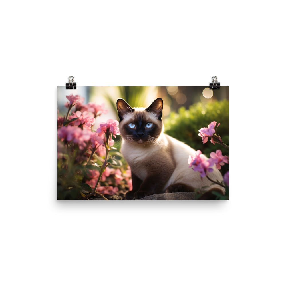 Siamese Photo paper poster - PosterfyAI.com