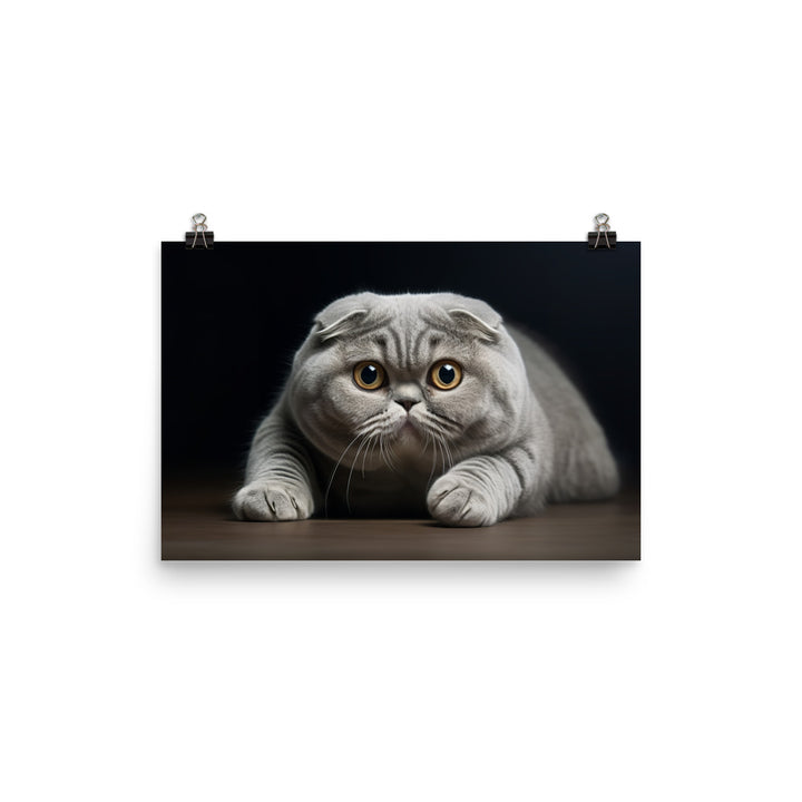 Scottish Fold Photo paper poster - PosterfyAI.com