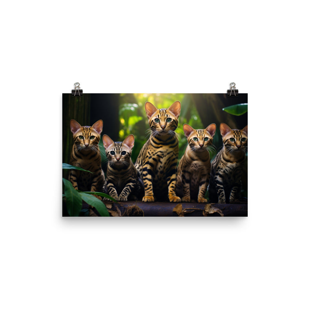 Bengal Photo paper poster - PosterfyAI.com