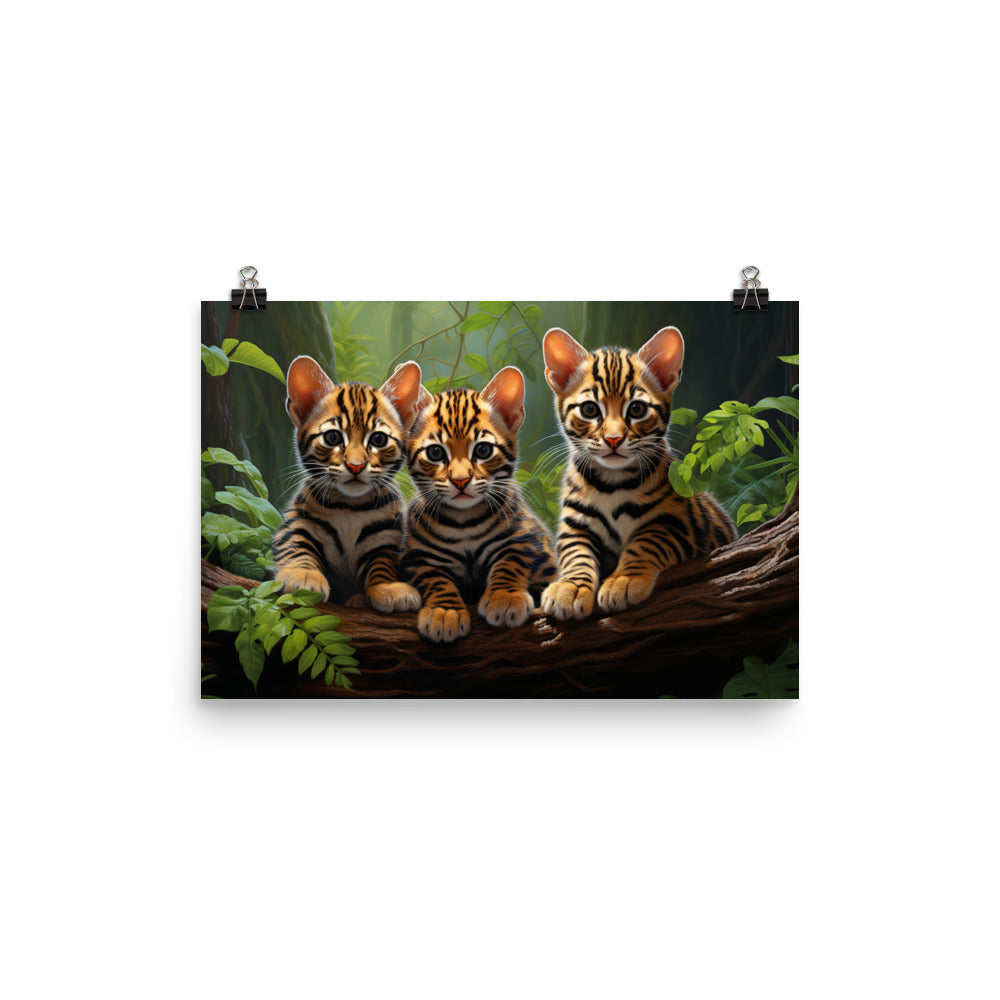 Bengal Photo paper poster - PosterfyAI.com