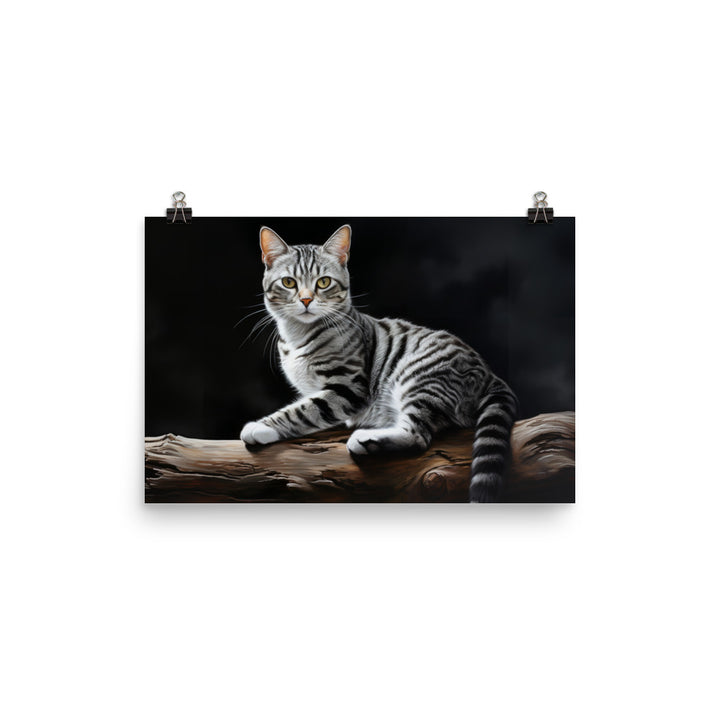 American Shorthair Photo paper poster - PosterfyAI.com