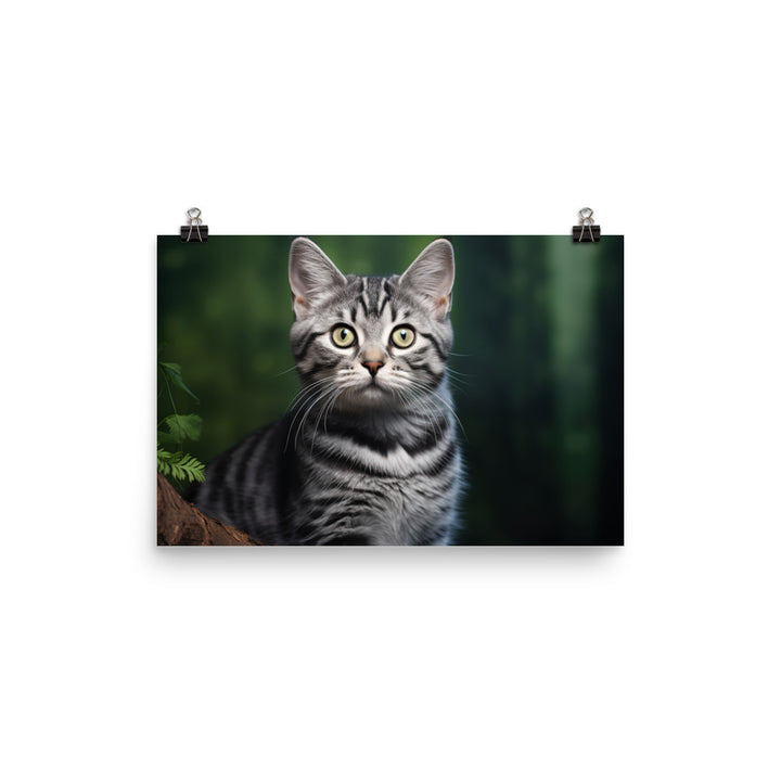 American Shorthair Photo paper poster - PosterfyAI.com