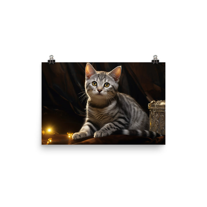 American Shorthair Photo paper poster - PosterfyAI.com