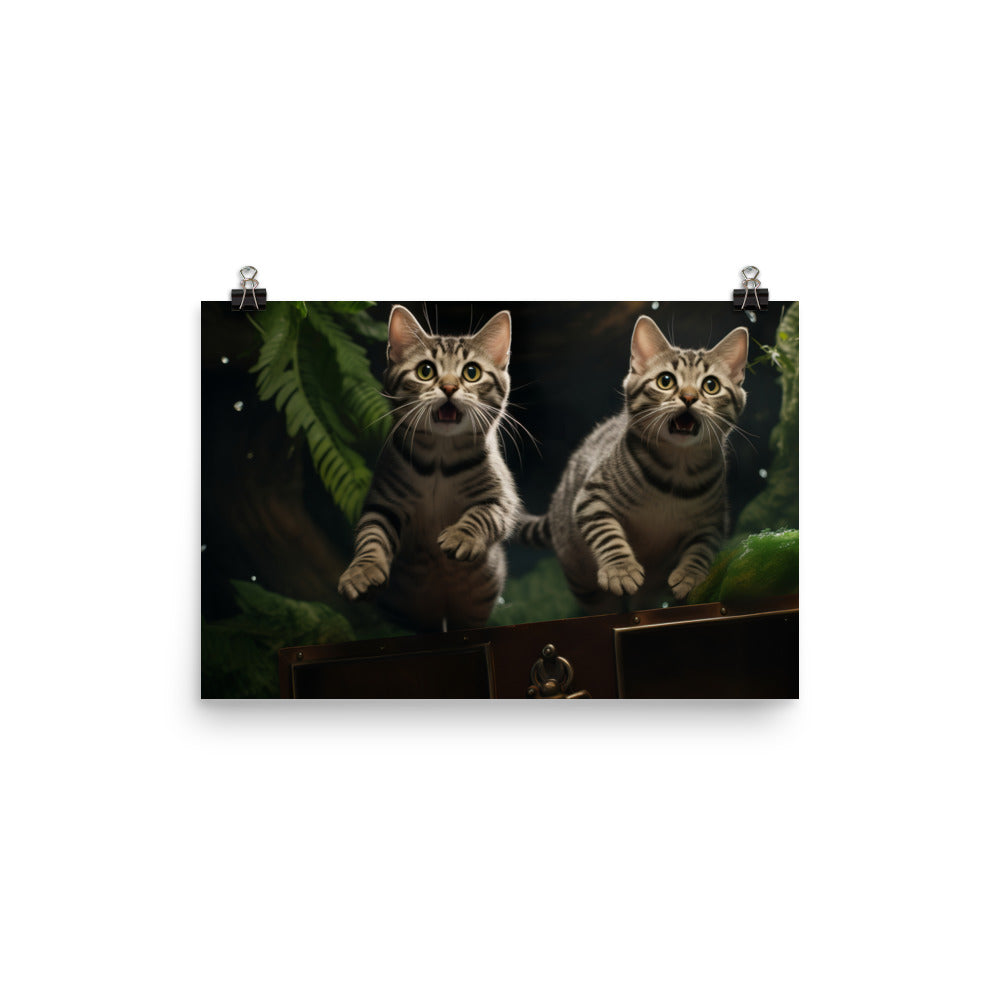 American Shorthair Photo paper poster - PosterfyAI.com