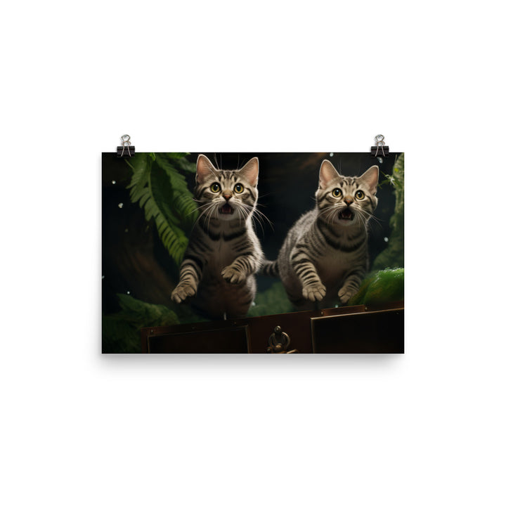 American Shorthair Photo paper poster - PosterfyAI.com