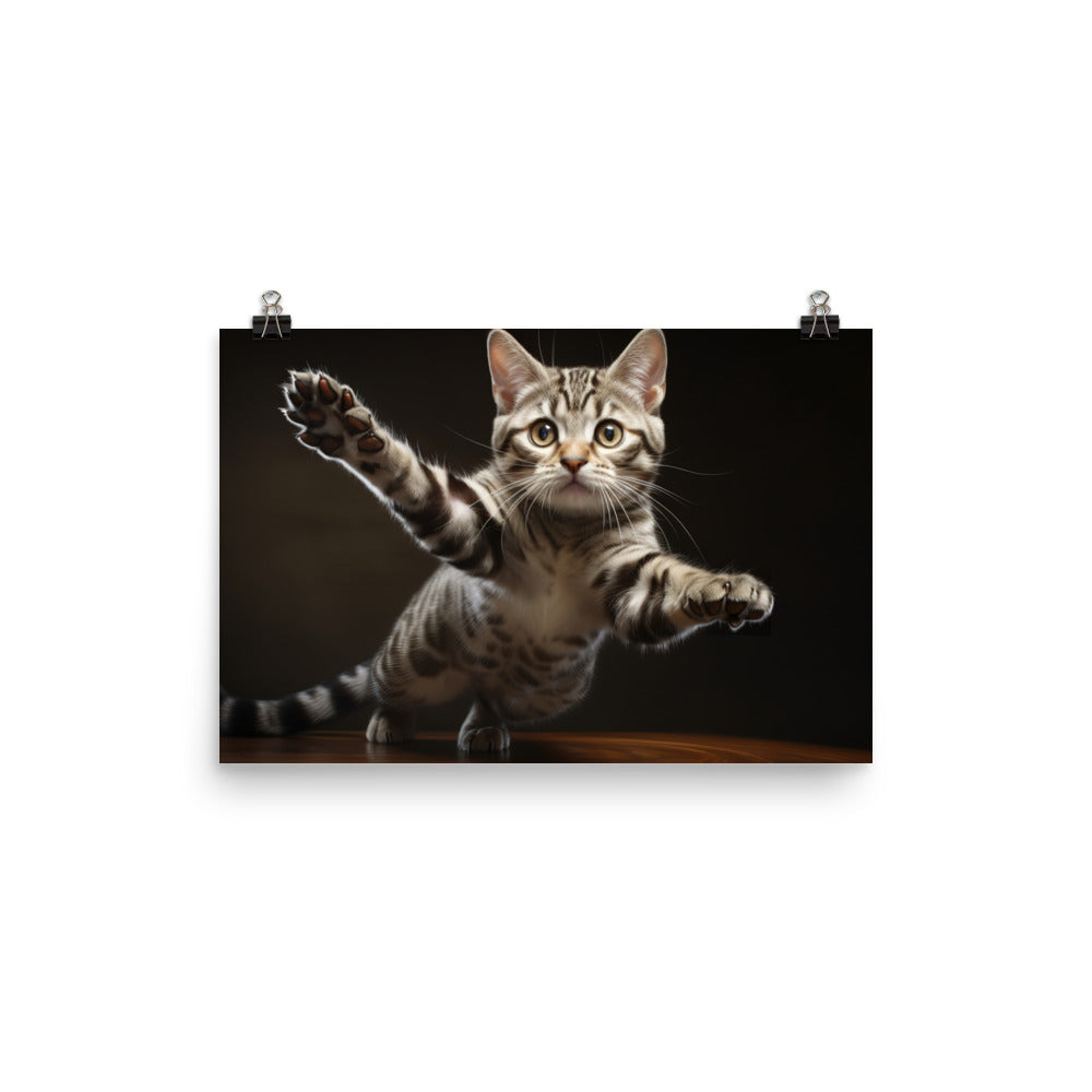 American Shorthair Photo paper poster - PosterfyAI.com