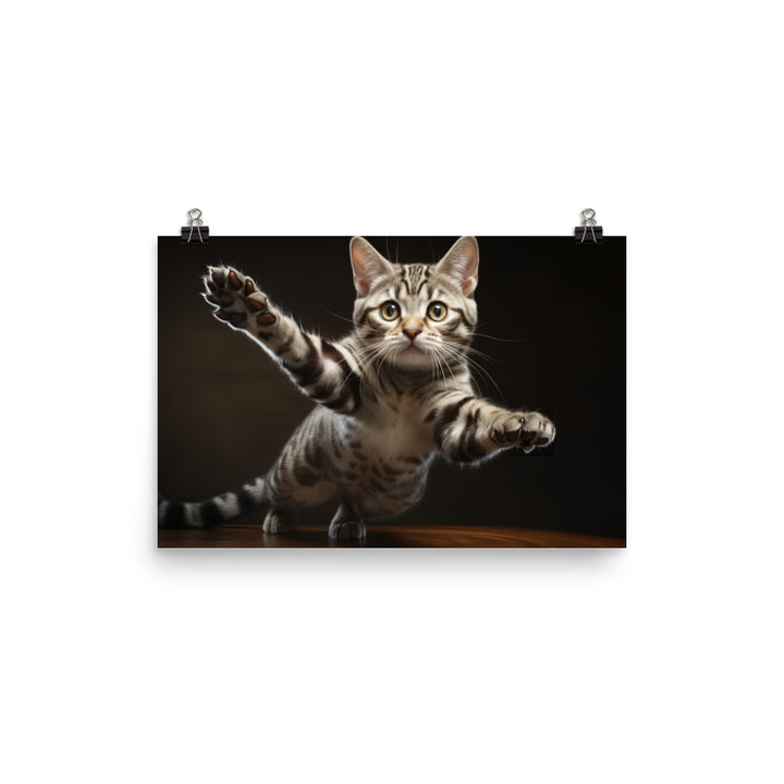 American Shorthair Photo paper poster - PosterfyAI.com