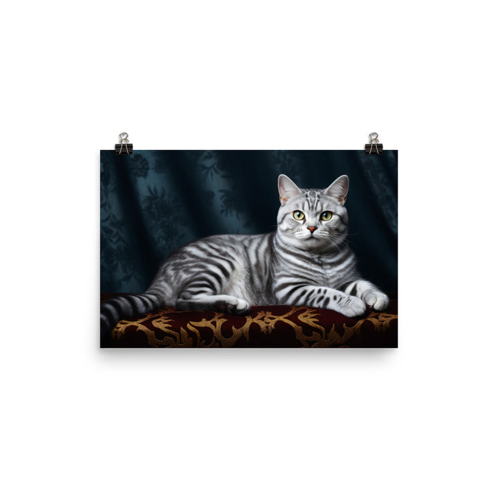 American Shorthair Photo paper poster - PosterfyAI.com