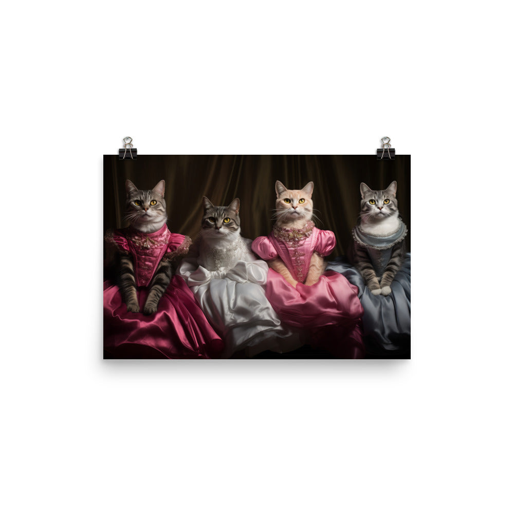 American Shorthair Photo paper poster - PosterfyAI.com