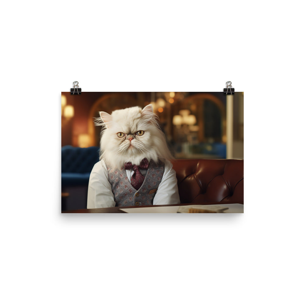 Persian Sales Consultant Photo paper poster - PosterfyAI.com
