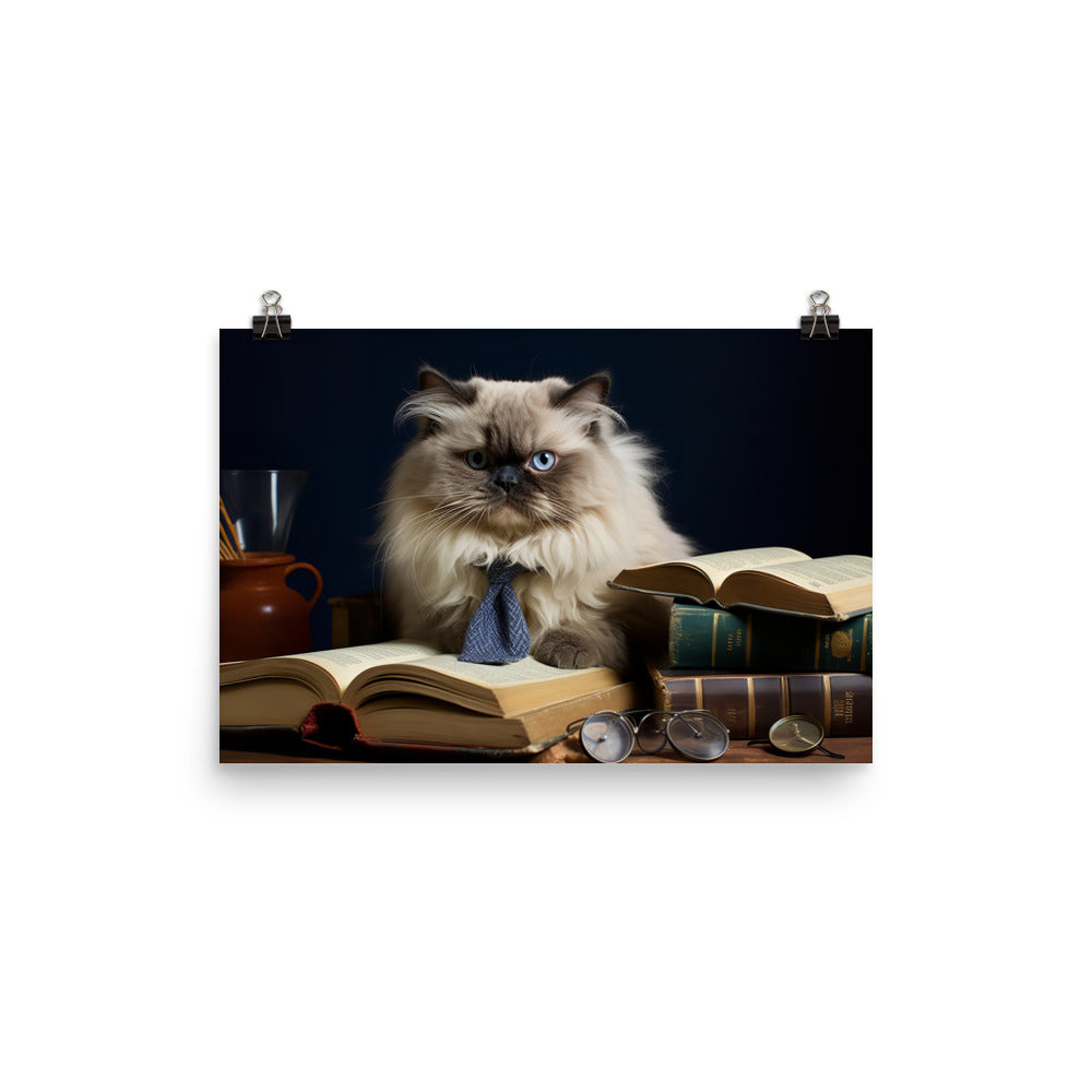 Himalayan Student Photo paper poster - PosterfyAI.com