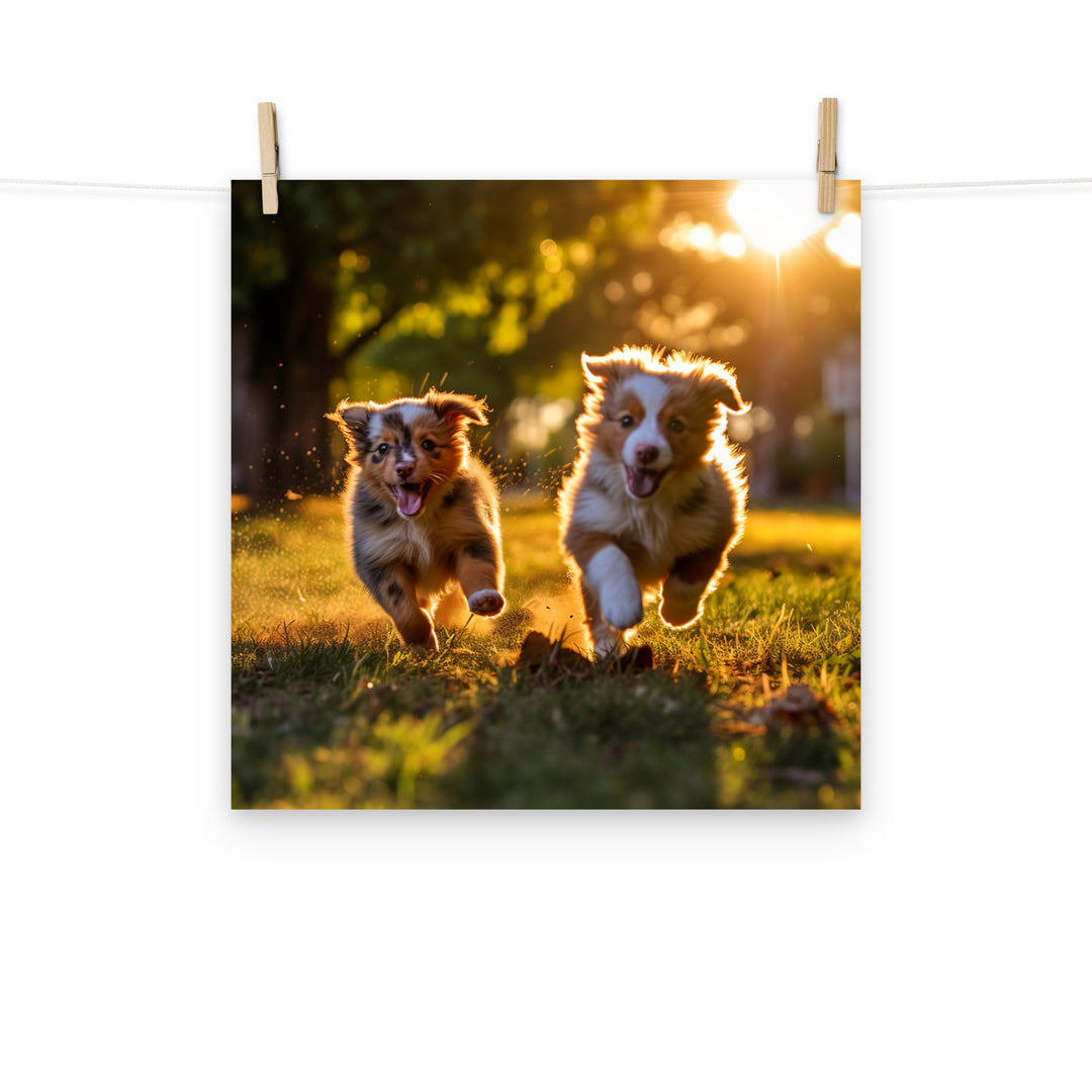 Australian Shepherd Photo paper poster - PosterfyAI.com