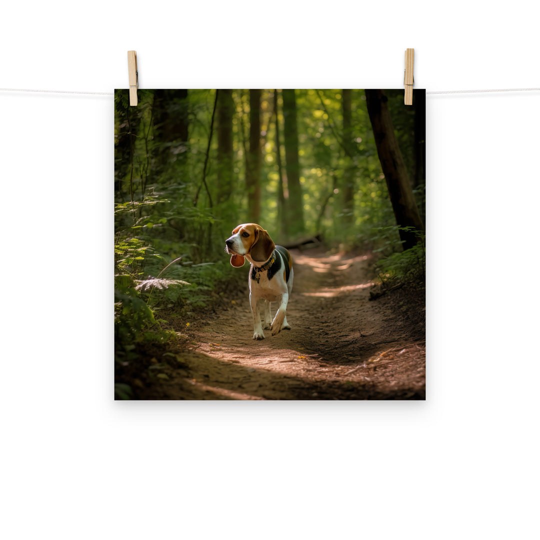Beagle Photo paper poster - PosterfyAI.com