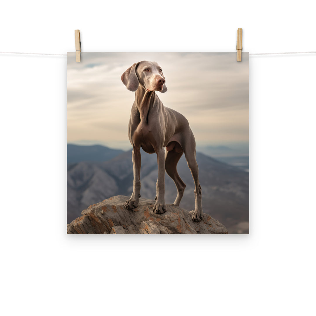 Weimaraner Photo paper poster - PosterfyAI.com