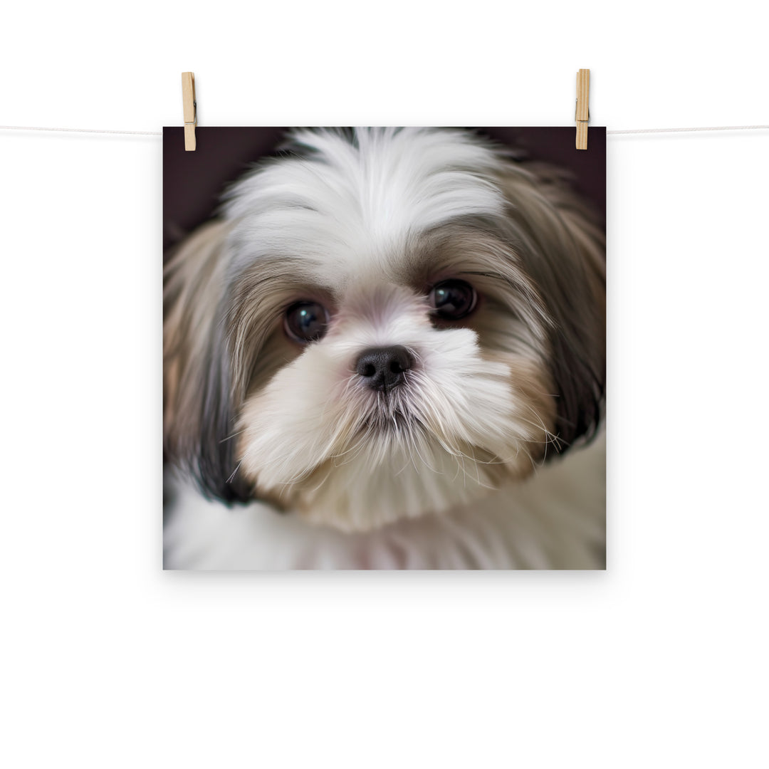 Shih Tzu Photo paper poster - PosterfyAI.com