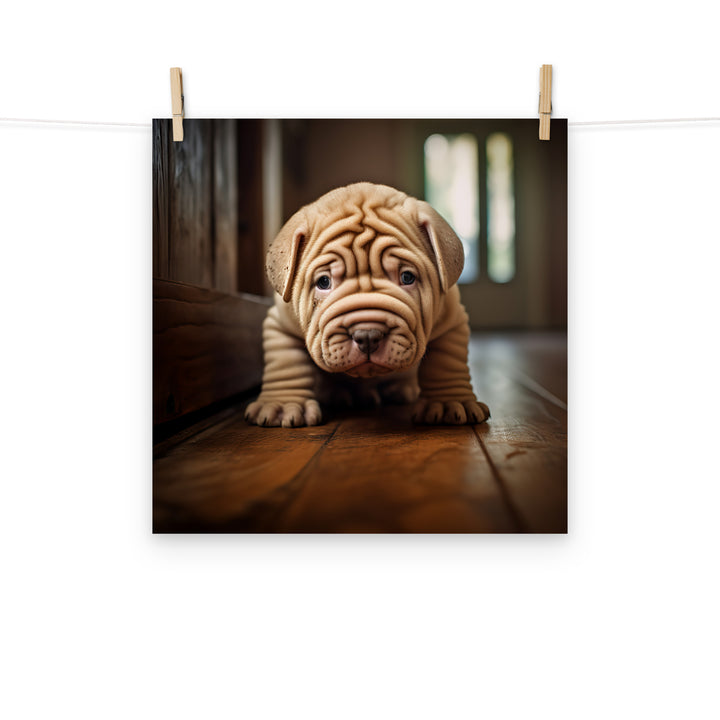 Shar Pei Photo paper poster - PosterfyAI.com