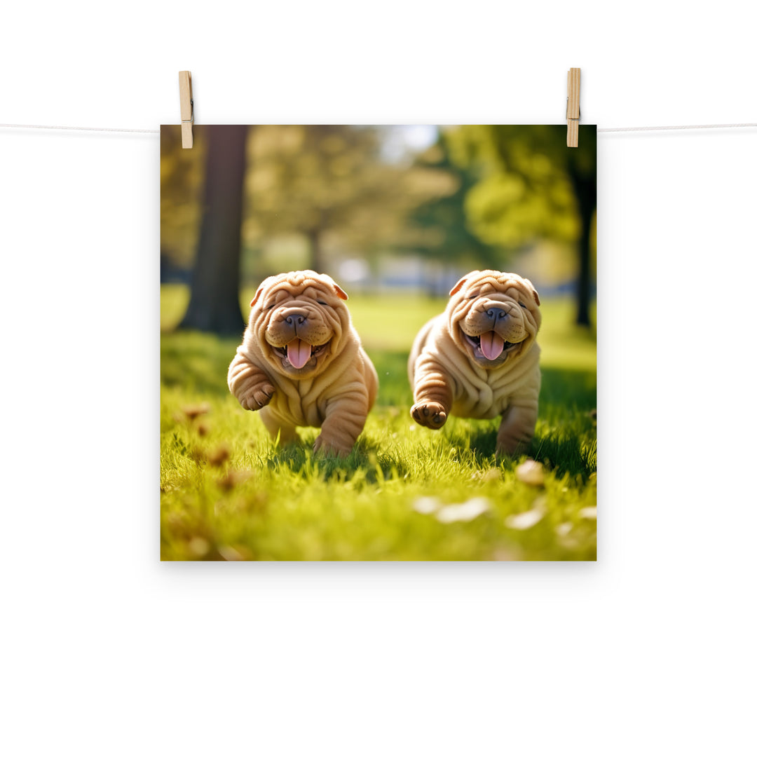Shar Pei Photo paper poster - PosterfyAI.com