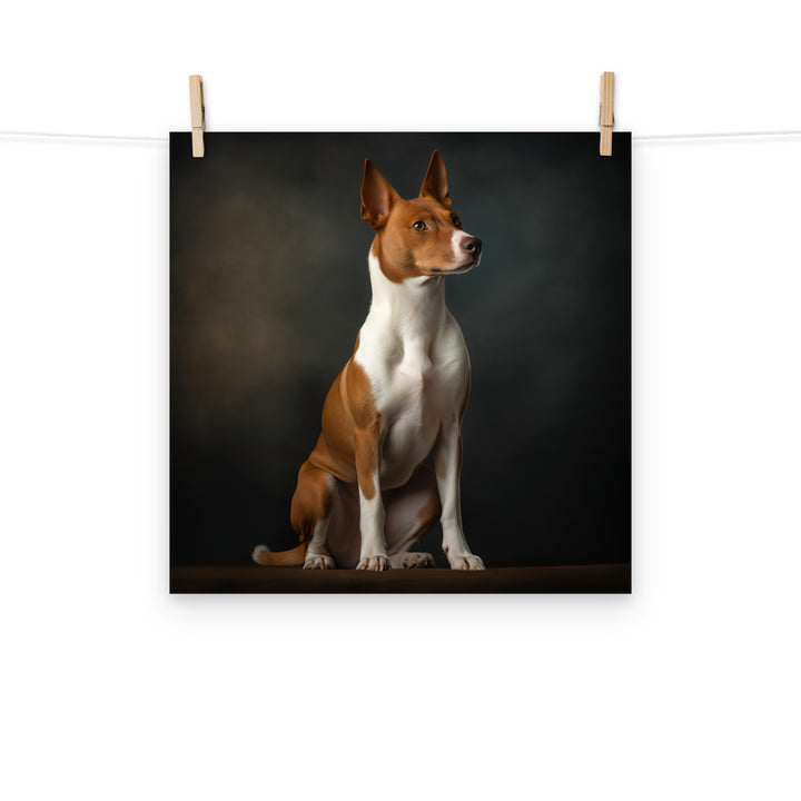 Basenji Photo paper poster - PosterfyAI.com