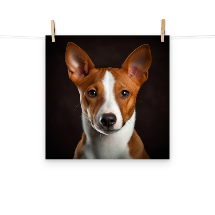 Basenji Photo paper poster - PosterfyAI.com