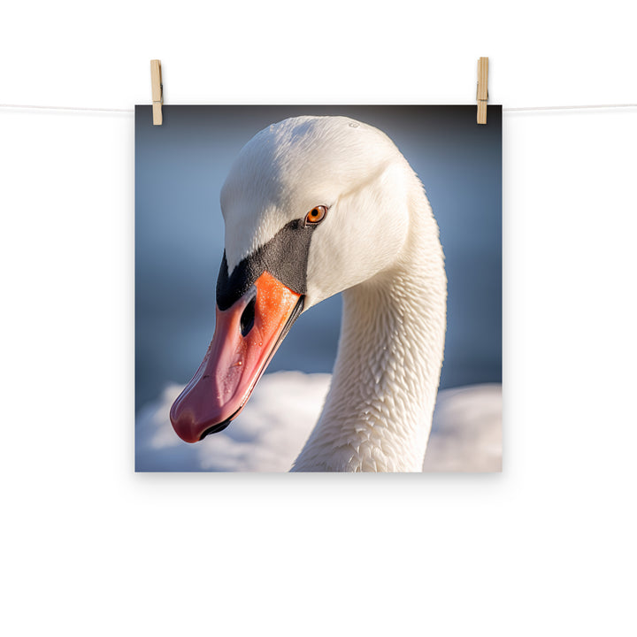 Swan Photo paper poster - PosterfyAI.com