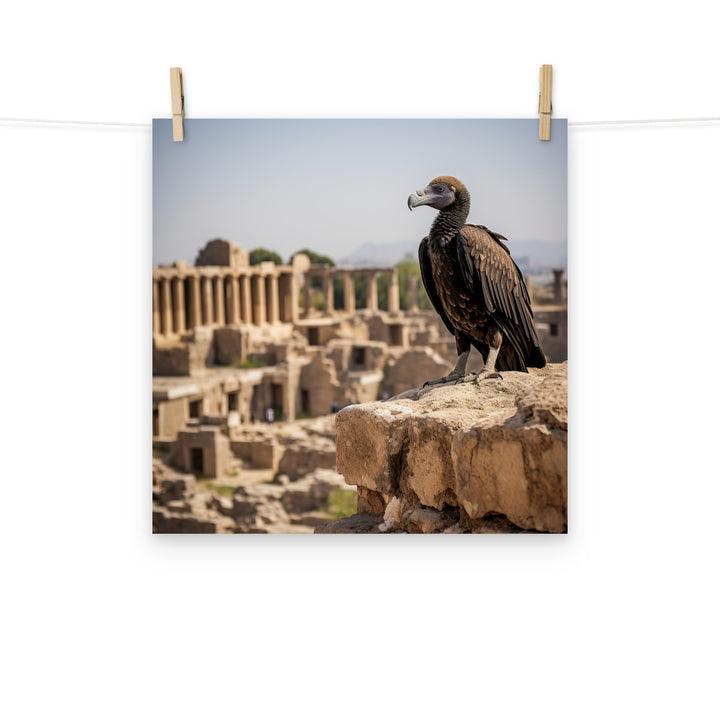 Vulture Photo paper poster - PosterfyAI.com