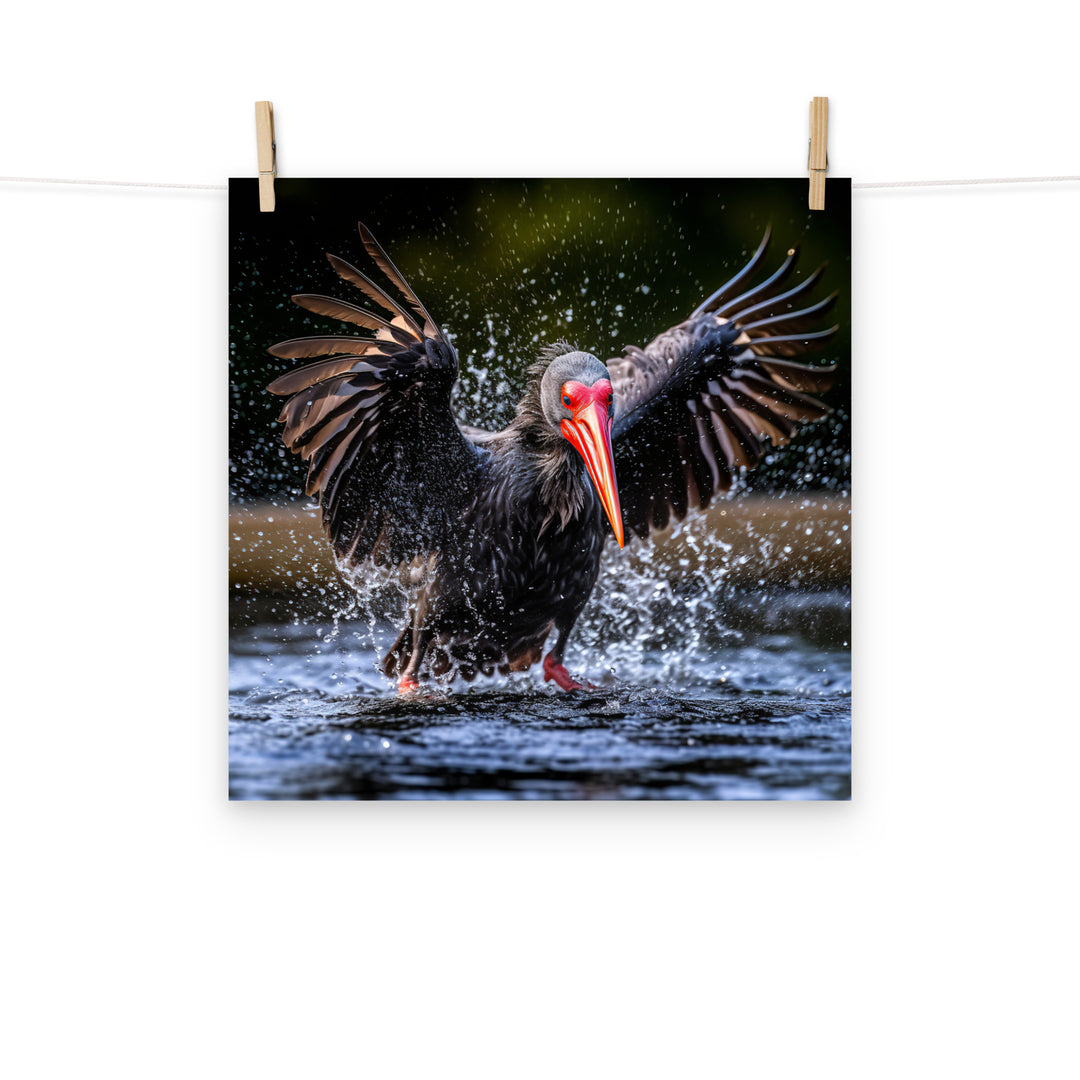 Stork Photo paper poster - PosterfyAI.com