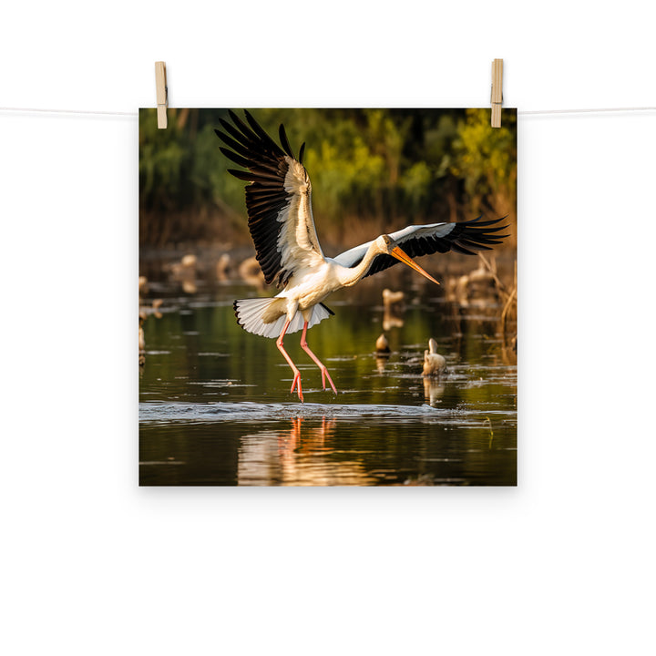 Stork Photo paper poster - PosterfyAI.com