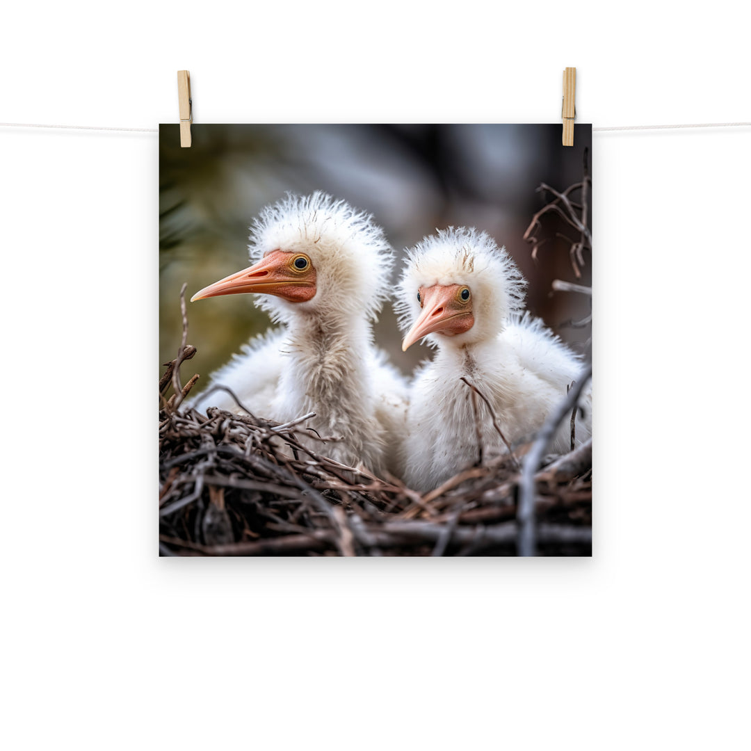 Stork Photo paper poster - PosterfyAI.com