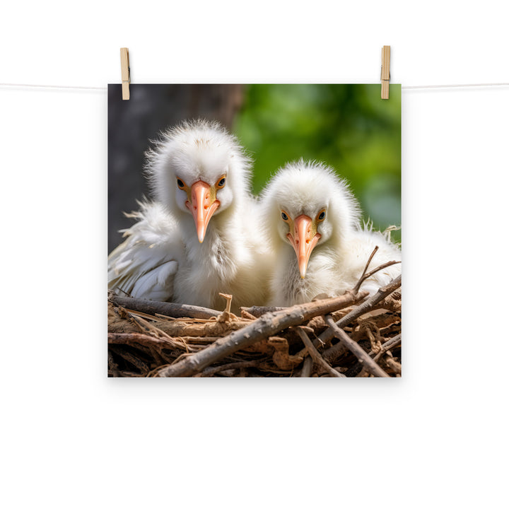 Stork Photo paper poster - PosterfyAI.com