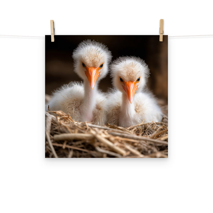 Stork Photo paper poster - PosterfyAI.com