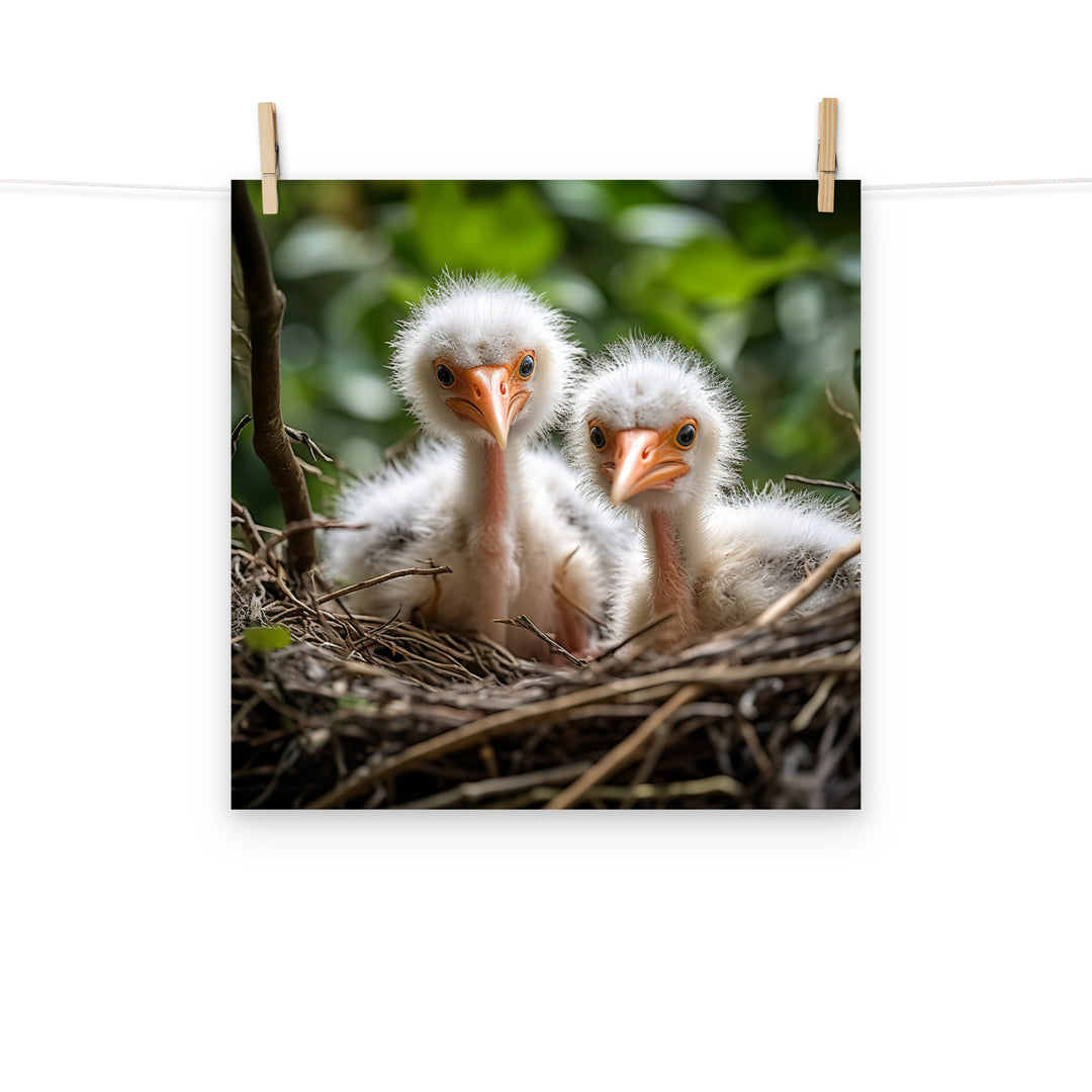 Stork Photo paper poster - PosterfyAI.com