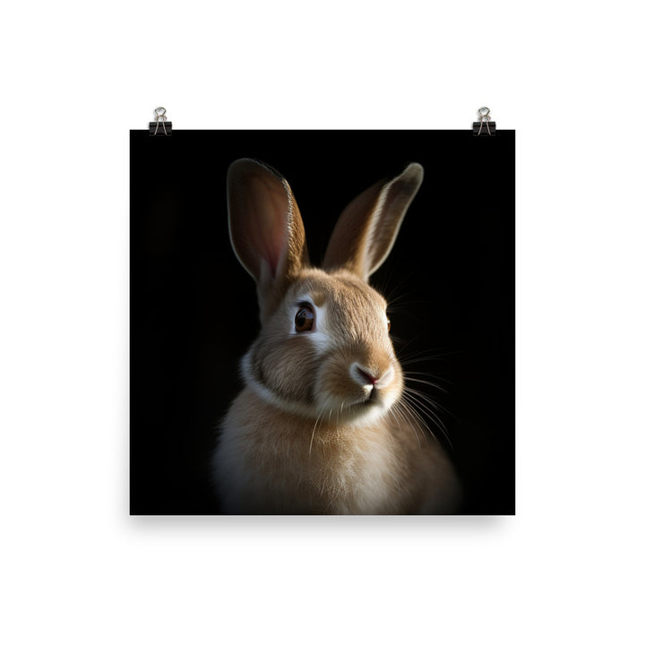 Beveren Bunny Photo paper poster - PosterfyAI.com