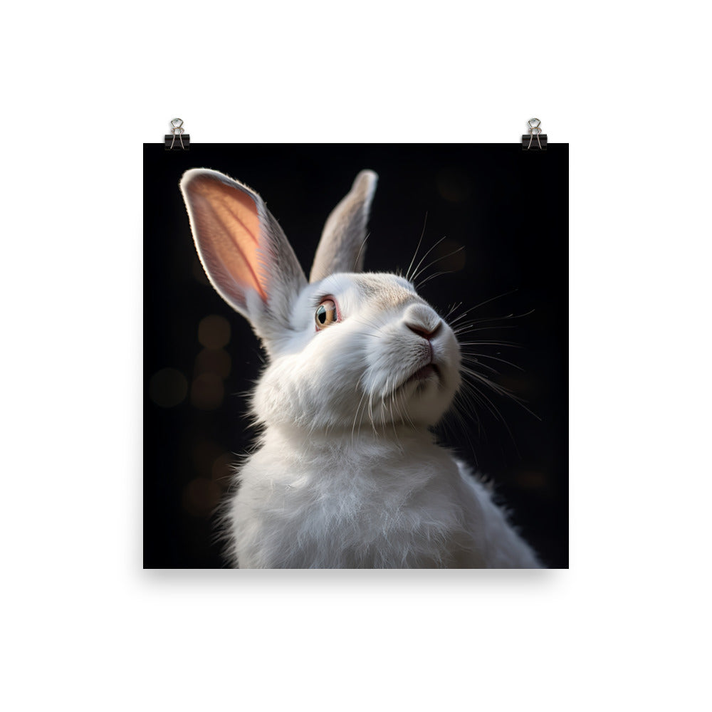 Beveren Bunny Photo paper poster - PosterfyAI.com