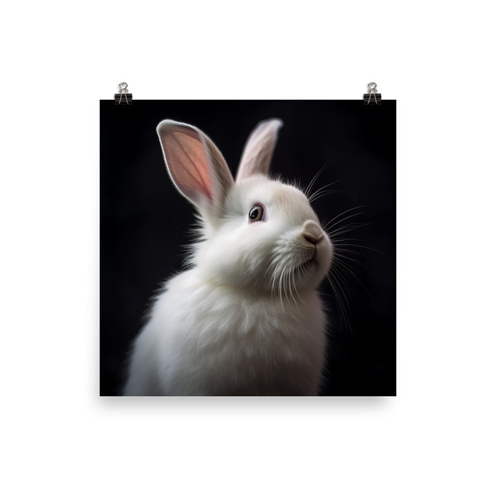 Beveren Bunny Photo paper poster - PosterfyAI.com