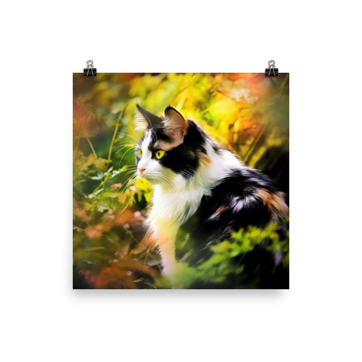Beauty of Manx Cat Photo paper poster - PosterfyAI.com