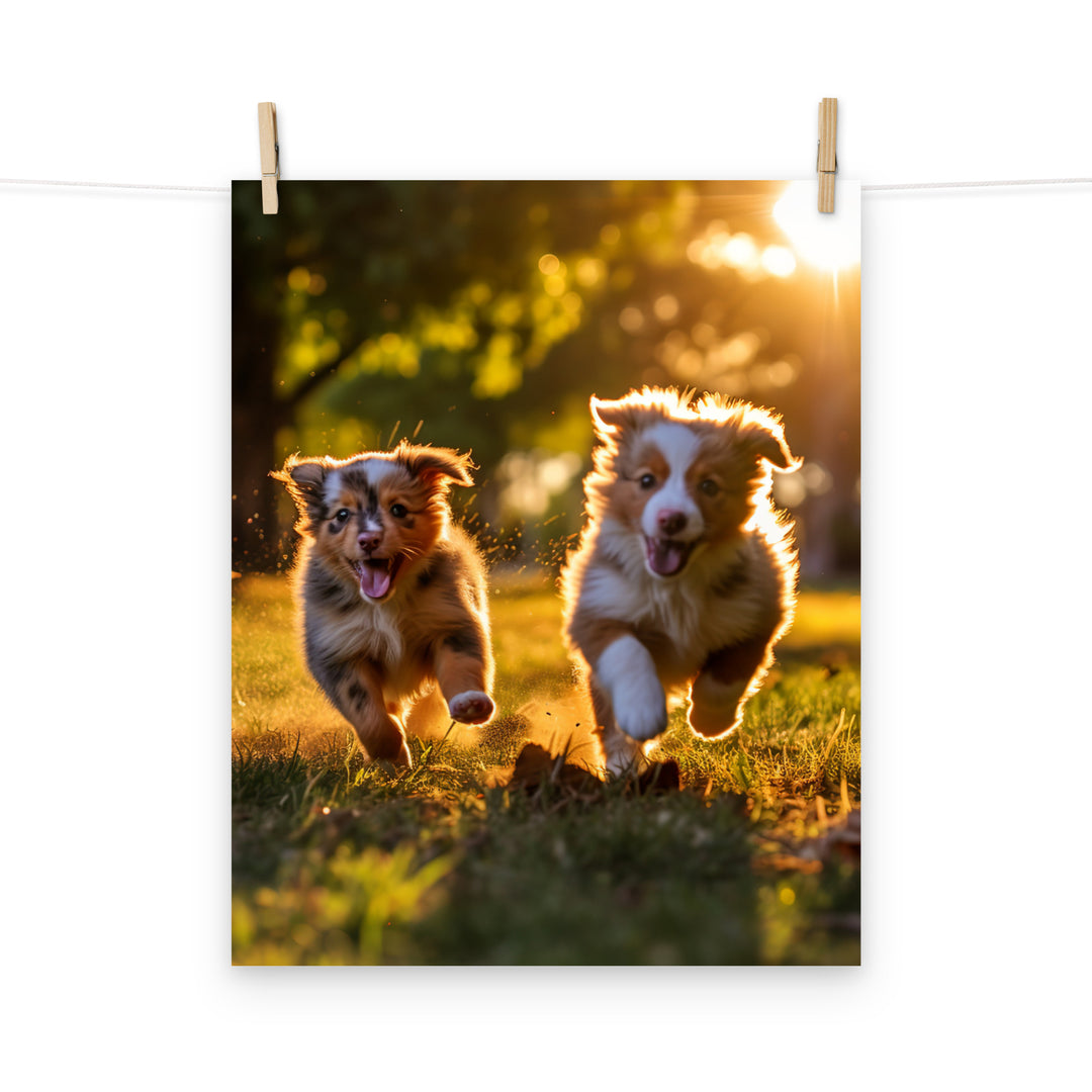 Australian Shepherd Photo paper poster - PosterfyAI.com