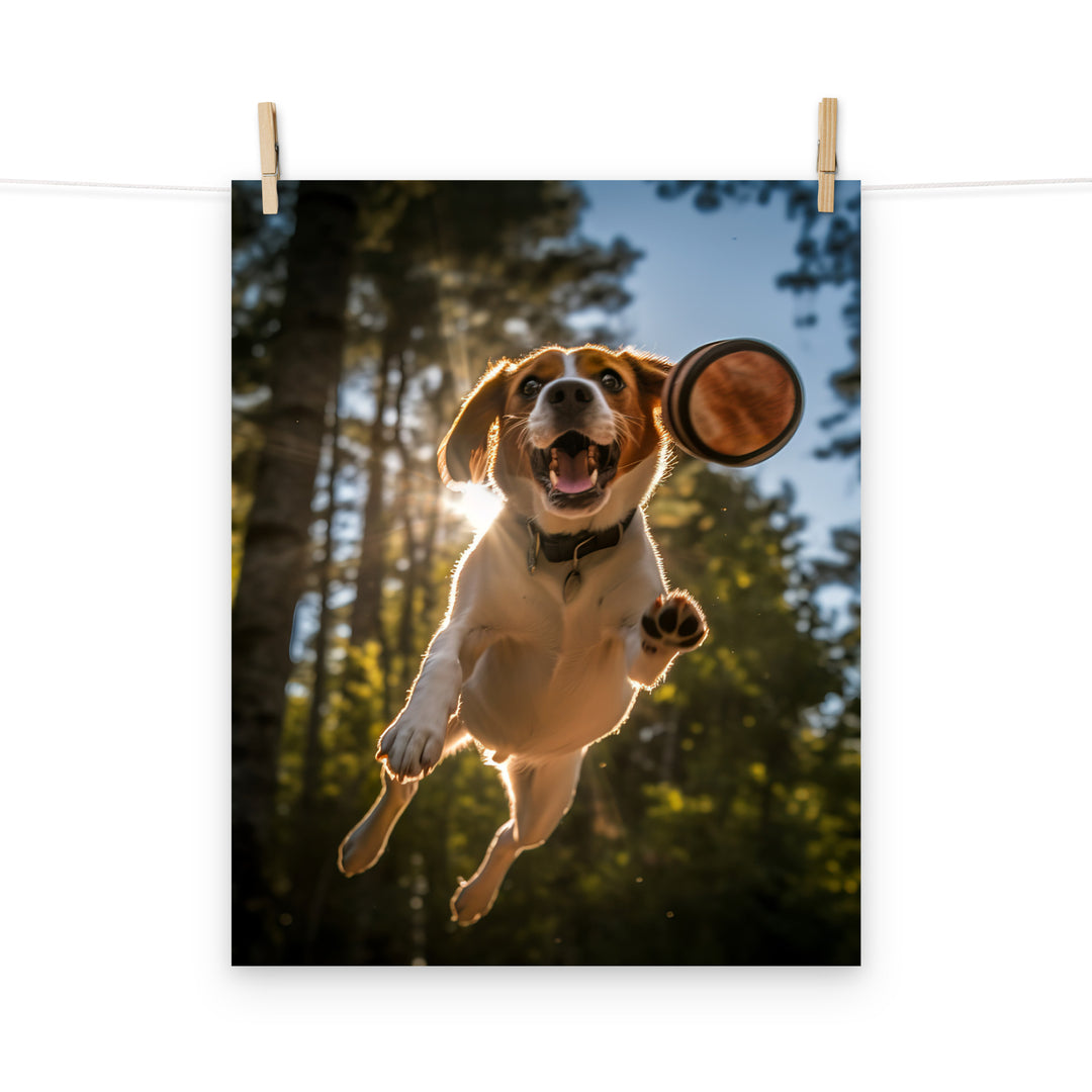 Beagle Photo paper poster - PosterfyAI.com