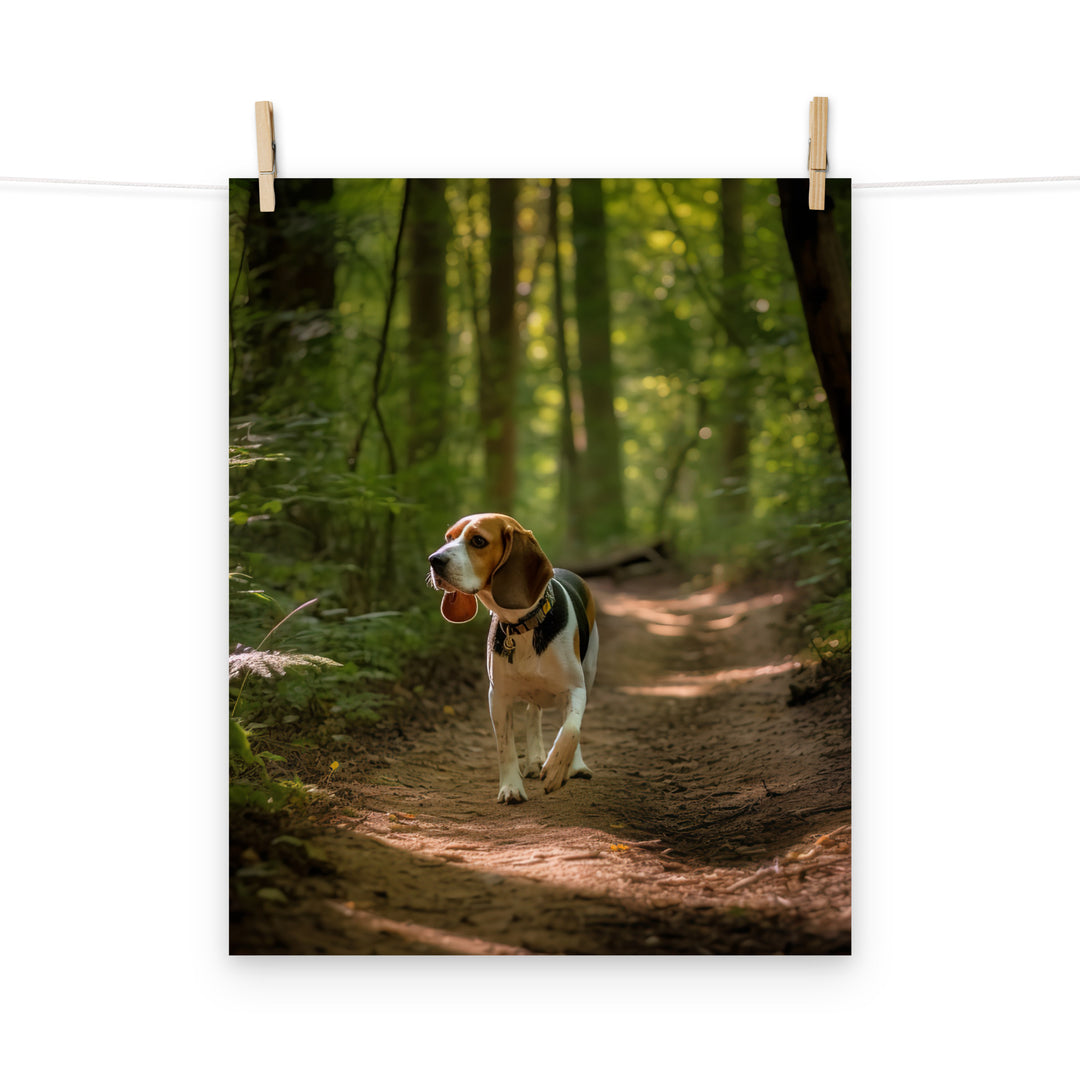 Beagle Photo paper poster - PosterfyAI.com