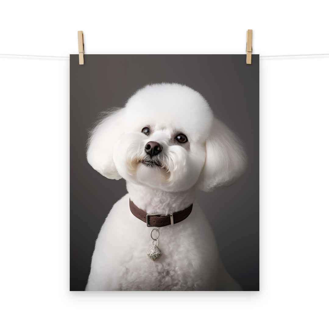 Bichon Frise Photo paper poster - PosterfyAI.com