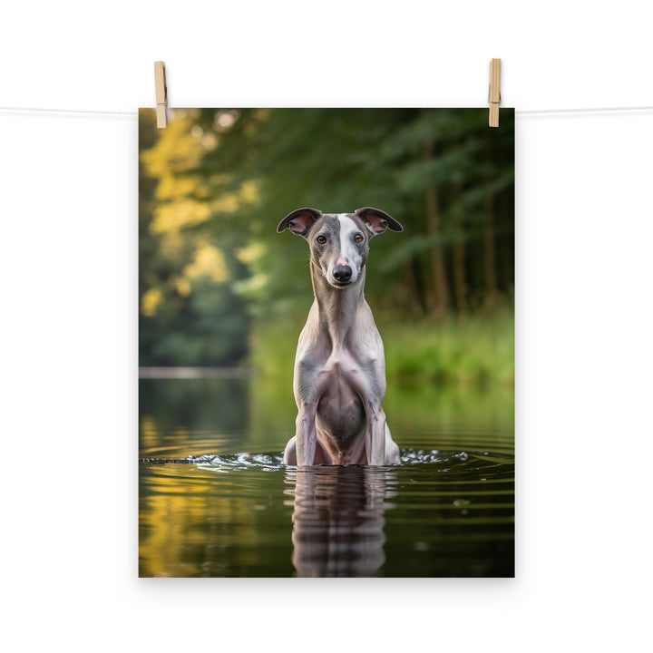 Whippet Photo paper poster - PosterfyAI.com
