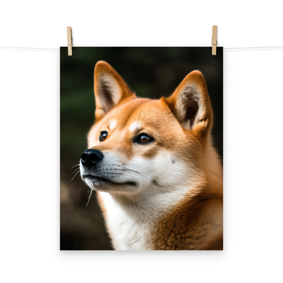 Shiba Inu Photo paper poster - PosterfyAI.com