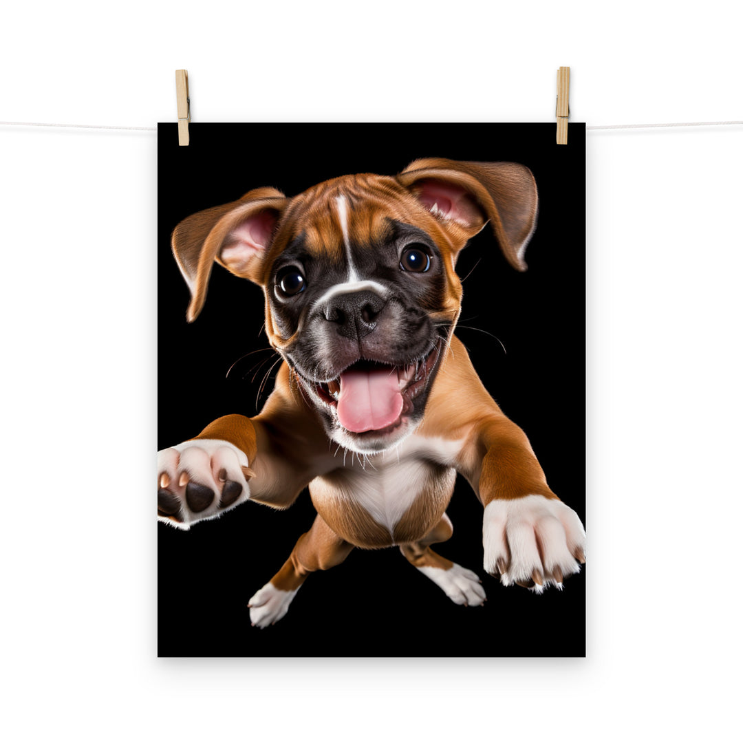 Boxer Photo paper poster - PosterfyAI.com