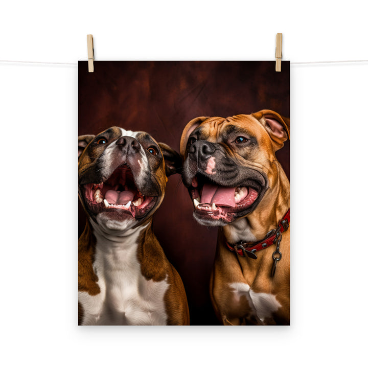 Boxer Photo paper poster - PosterfyAI.com