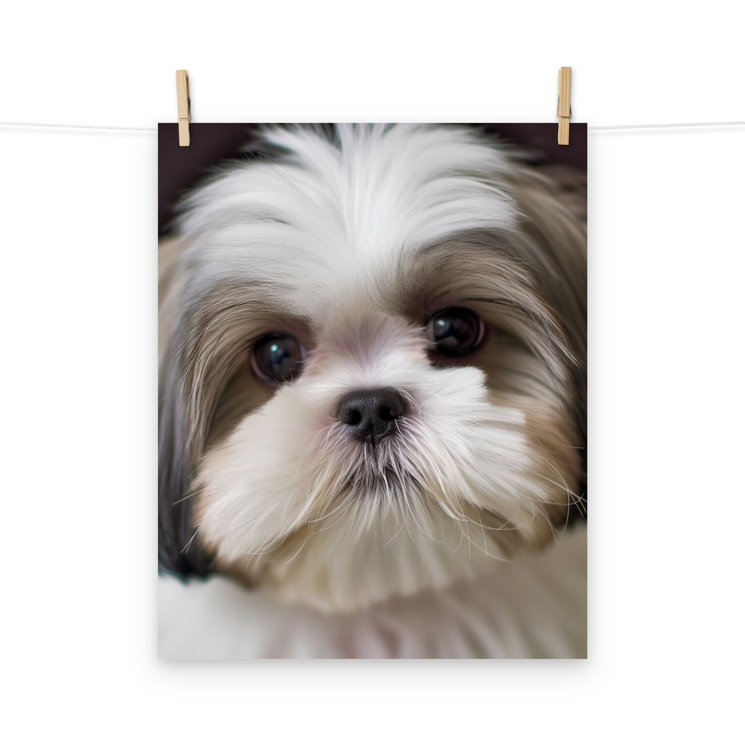 Shih Tzu Photo paper poster - PosterfyAI.com