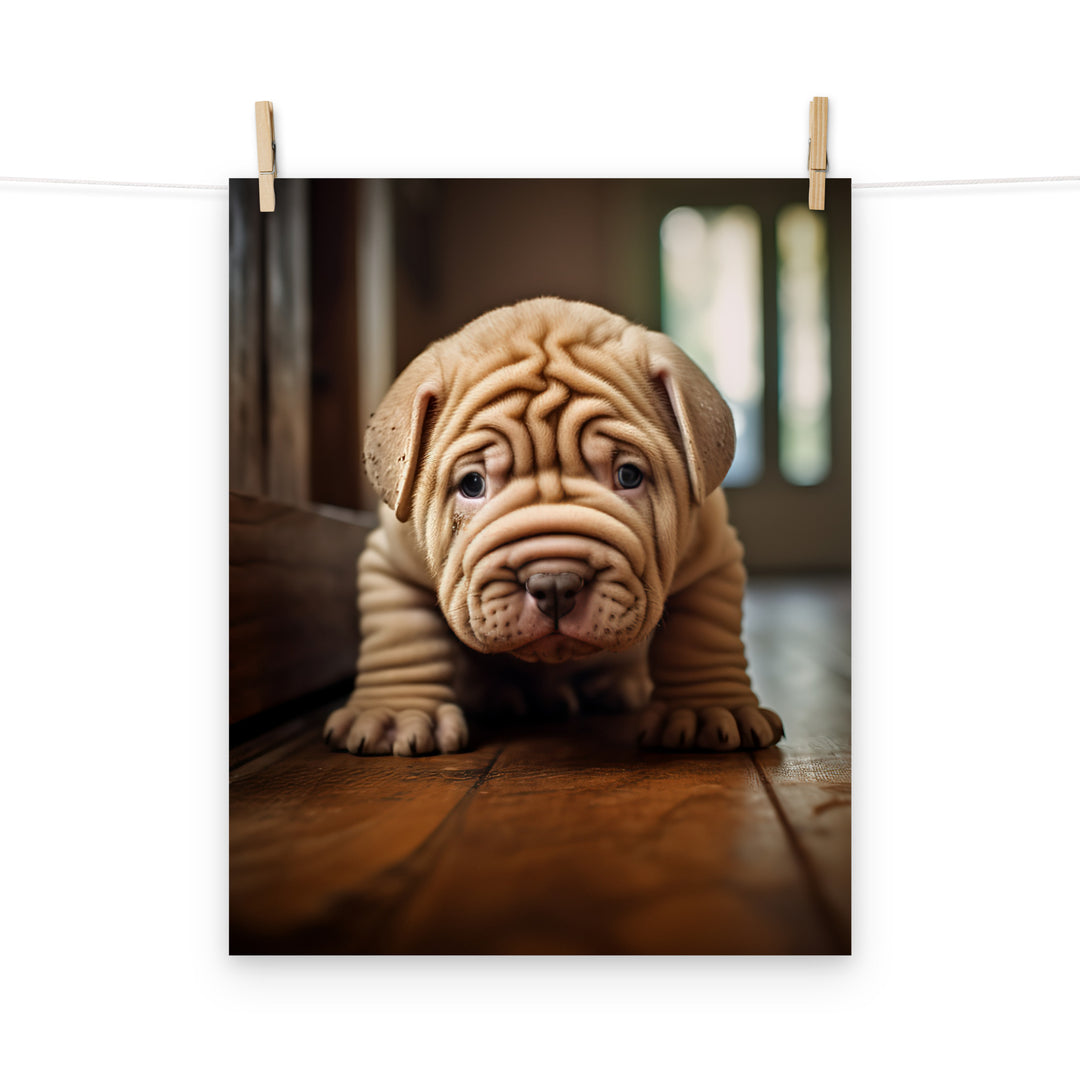 Shar Pei Photo paper poster - PosterfyAI.com