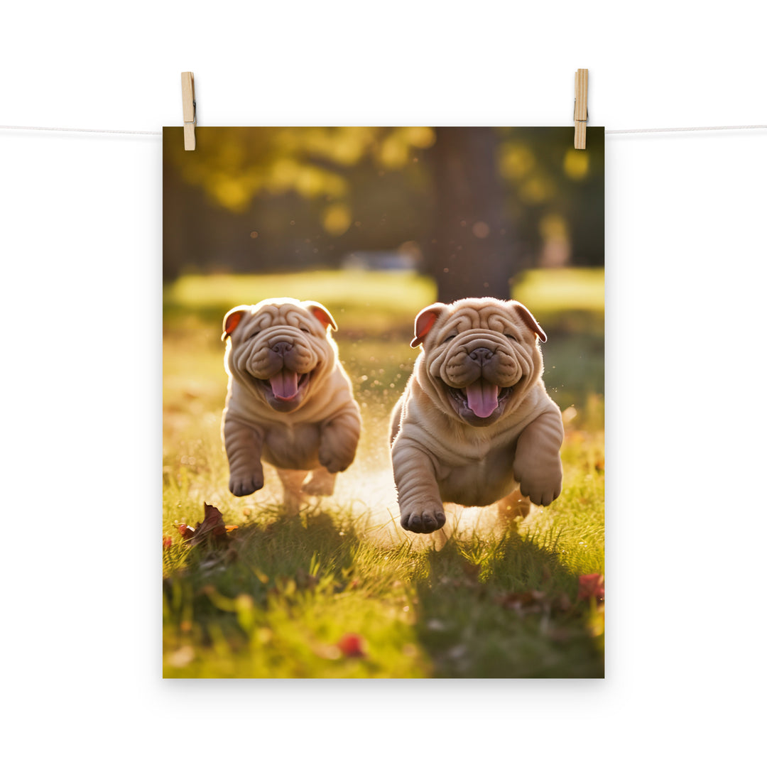 Shar Pei Photo paper poster - PosterfyAI.com