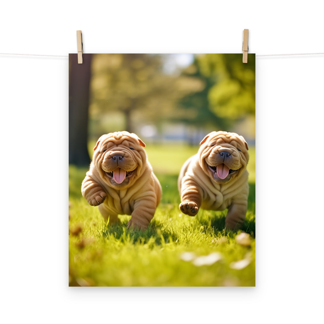 Shar Pei Photo paper poster - PosterfyAI.com